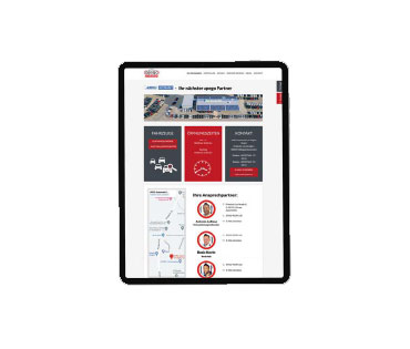 Suchmaschinen-optimierte Homepage